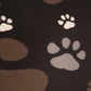 5-inch Long Yoga Style Banded Lined Paw Printed Knit Legging With High Waist