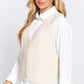 V-neck Cable Sweater Vest Cardigan