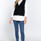 V-neck Cable Sweater Vest Cardigan