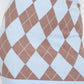 Diamond High-rise Sweater Mini Skirt
