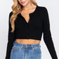 Long Slv Round Neck Viscose Sweater