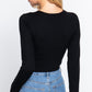 Long Slv Round Neck Viscose Sweater