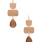Teardrop Gem Multi Shape Dangle Earring