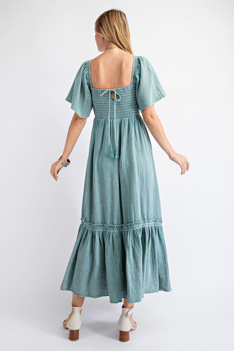 Cotton Gauze Maxi Dress