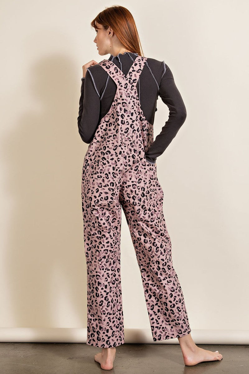 Animal/leopard Printed Jumpsuit