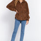 Long Slv Flap Pocket Oversize Jacket