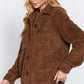 Long Slv Flap Pocket Oversize Jacket