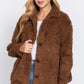 Long Slv Flap Pocket Oversize Jacket