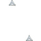 Triangle 7mm Crystal Stud Earring