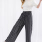 Thira Stripe Wide Leg Pants