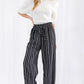 Thira Stripe Wide Leg Pants
