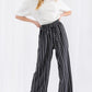 Thira Stripe Wide Leg Pants