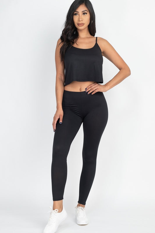 Cami Top And Leggings Set