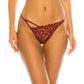 Floral Lace Thong