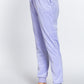 Waist Elastic Velour Long Jogger Pants