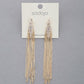 Sodajo Crystal Metal Chain Dangle Earring
