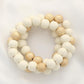 Metal Wood Bead Bracelet