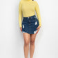 Mock Neck Long Sleeve Top