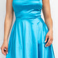 Crisscross A-line Cinched Skater Dress