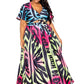 Ombre Animal Maxi Skirt & Top Set
