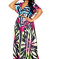 Ombre Animal Maxi Skirt & Top Set