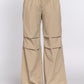 Waist Elastic Parachute Pants