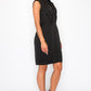 Button-down Pleated Shirt Dress