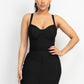 Sweetheart Wide Strap Bandage Dress
