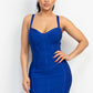 Sweetheart Wide Strap Bandage Dress
