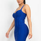Sweetheart Wide Strap Bandage Dress