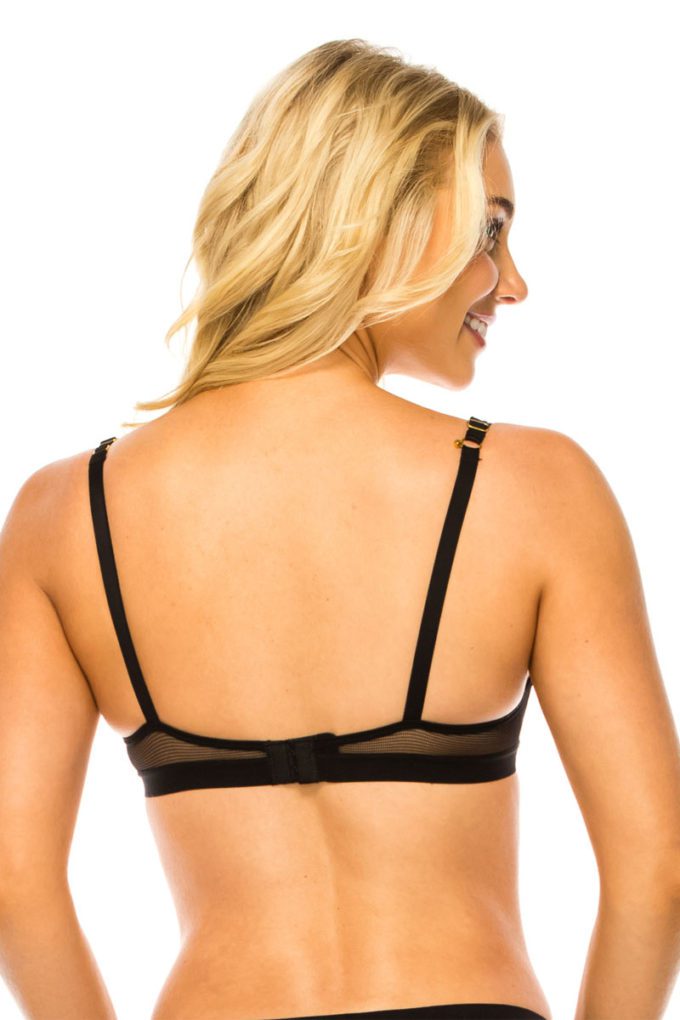 Mesh Band No Wire  Bra