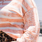 Stripe Printed French Terry Top