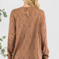 Super Cute Textured Front Tie Top