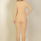 Ribbed Scoop Neck Long Sleeve Jumpsuit