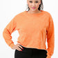 Washed French Terry Cropped Sweatshirts