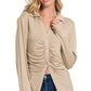 Stretchy Ruched Shirt