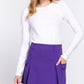 Stretch Cargo Mini Skirt With Underpants