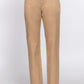 Straight Fit Twill Long Pants