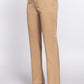 Straight Fit Twill Long Pants