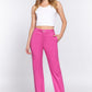 Straight Fit Twill Long Pants