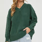 V Neck Oversized Sweater