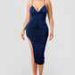 Metallic Glitter Sweetheart Dress