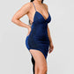 Metallic Glitter Sweetheart Dress