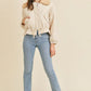 Spread Collar Jacket With Tie Details