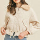 Spread Collar Jacket With Tie Details