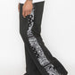 Flared Bandana Fleece Pants