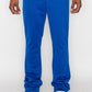 Solid Flare Stacked Track Pants