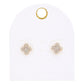 Dainty Moroccan Shape Post Earring