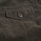 Casual Corduroy Lined Trucker Jacket