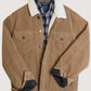 Casual Corduroy Lined Trucker Jacket